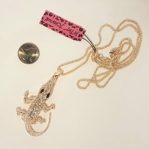 💙SALE💙 Betsey Johnson cute crocodile necklace